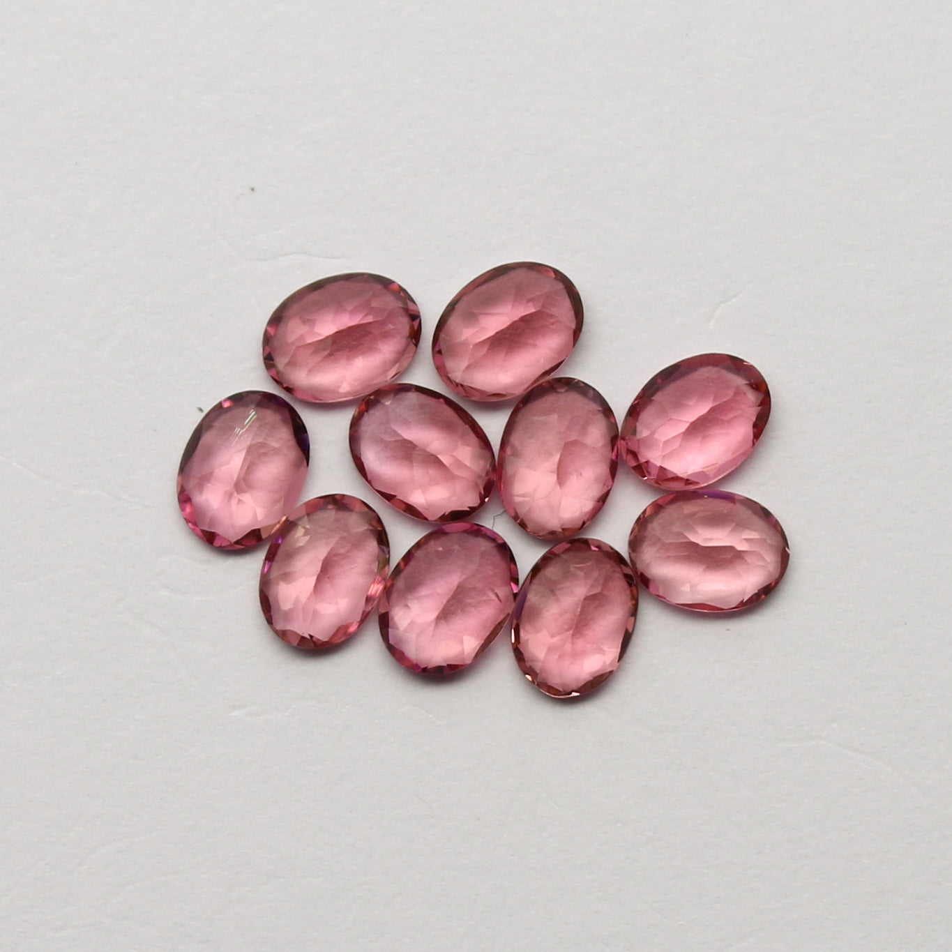Natural Flawless Pink Tourmaline Lot 4x3 MM Oval Shape Faceted Gemstone