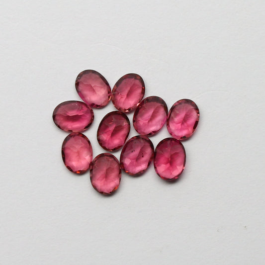 Natural Flawless Pink Tourmaline Lot 4x3 MM Oval Shape Faceted Gemstone