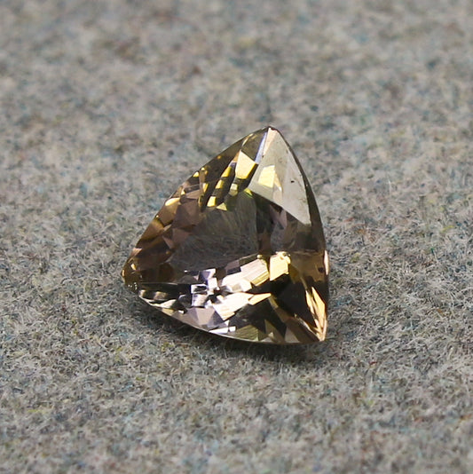 Natural Unheated Zoisite Tanzanite 0.63 Carat 5.8x5.8 MM Trillion Shape Faceted Gemstone