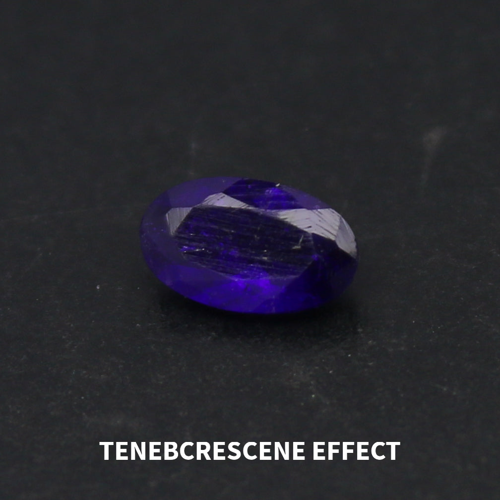 Natural Rare Color Change Hackmanite 0.21 Carat 5.6x3.4 MM Oval Shape Faceted Gemstone