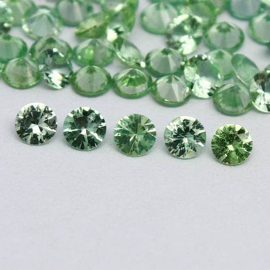 Natural Rare Kornerupine Lot 3x3 MM Round Shape Faceted Gemstone Lot