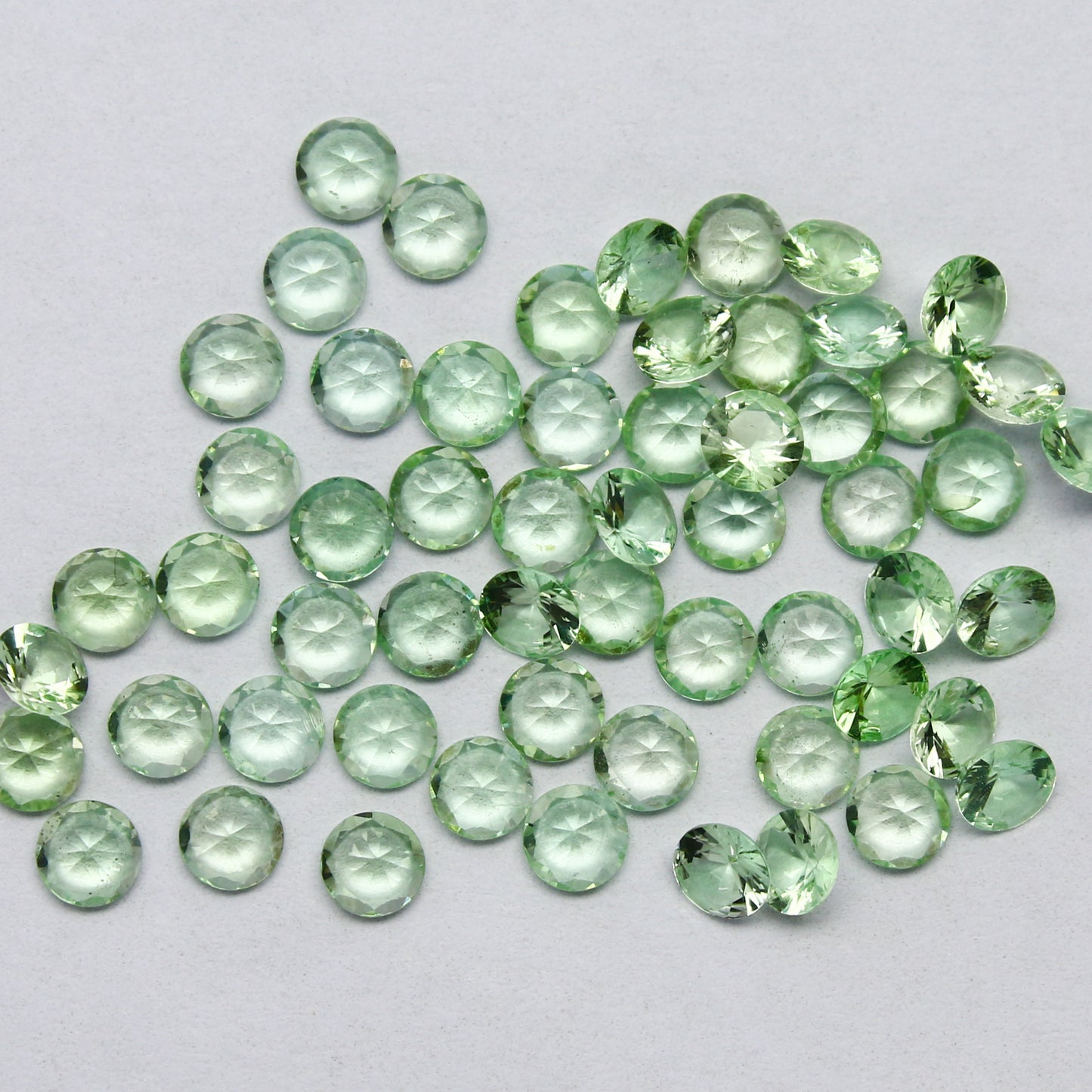 Natural Rare Kornerupine Lot 3.5x3.5 MM Round Shape Faceted Gemstone Lot