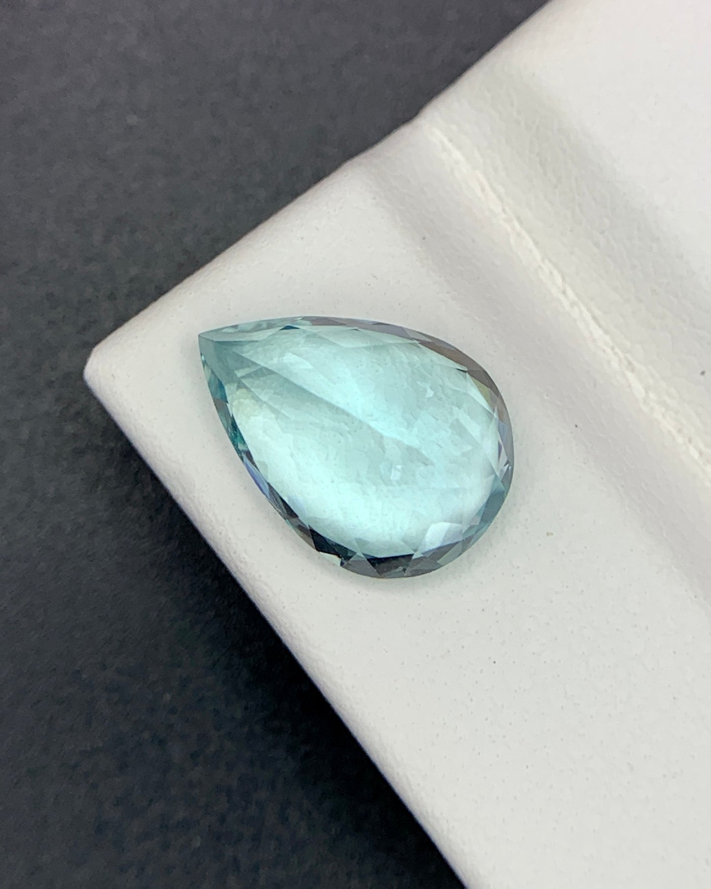 Natural Green Beryl 3.80 Carat 12.8x9 MM Pear Shape Faceted Gemstone