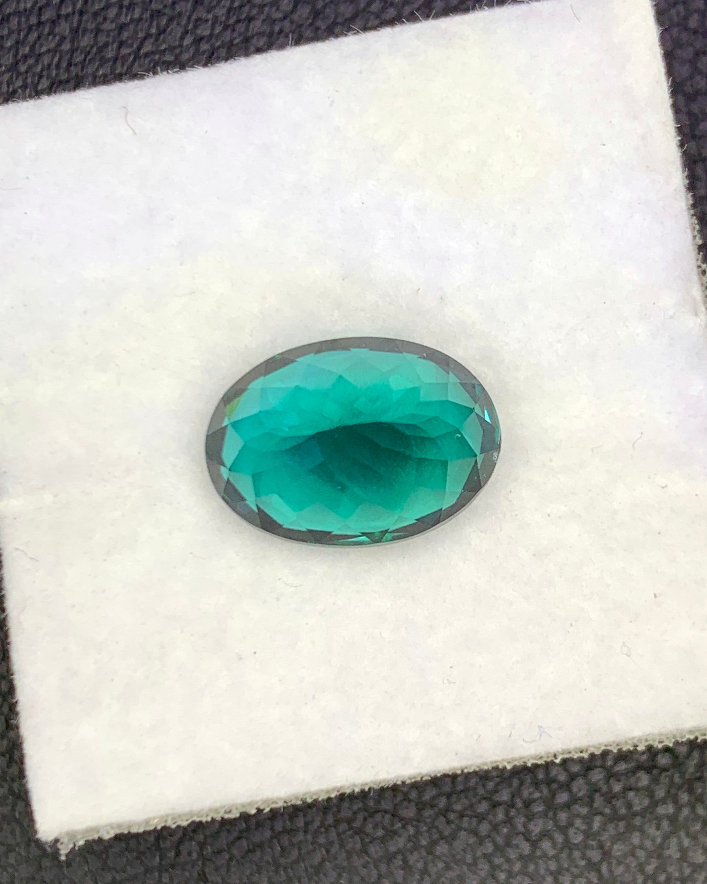Natural Indicolite Tourmaline 3.03 Carat 10.3x7.3 MM Oval Shape Faceted Gemstone
