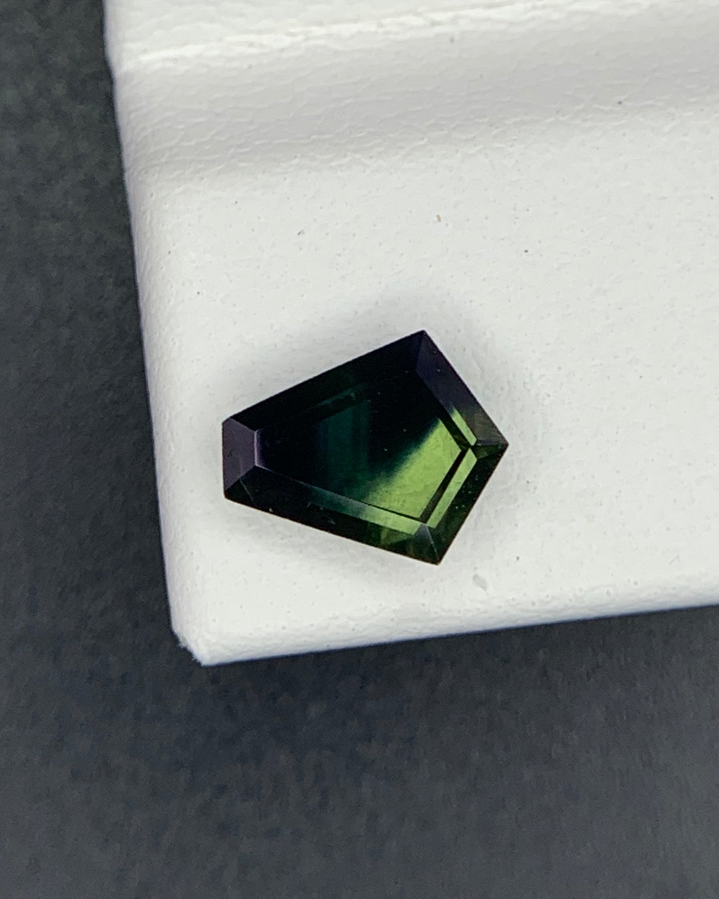 Natural Parti Sapphire 0.90 Carat 7.4x6 MM Fancy Shape Faceted Gemstone