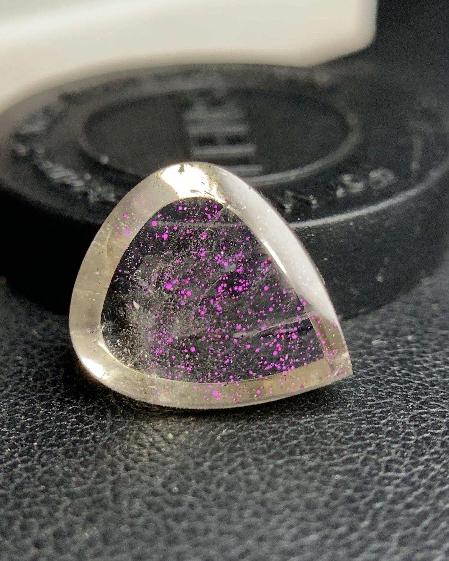 Natural Rare Pink Fire Quartz 4.93 Carat 14x12 MM Heart Shape Covellite Quartz Gemstone from Brazil