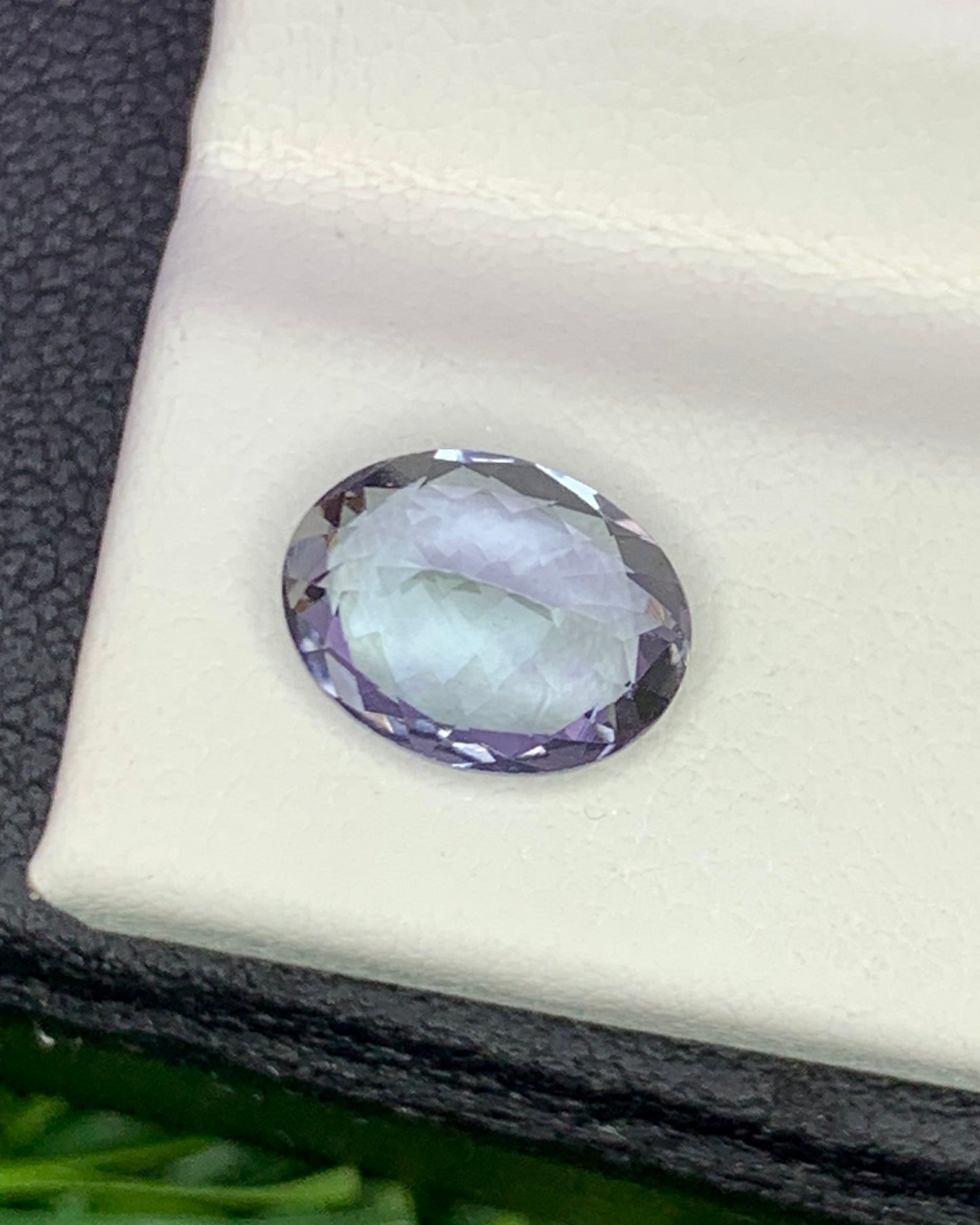 Natural Bi Color Tanzanite 2.00 Carat 8.8x6.8 MM Oval Shape Faceted Gemstone