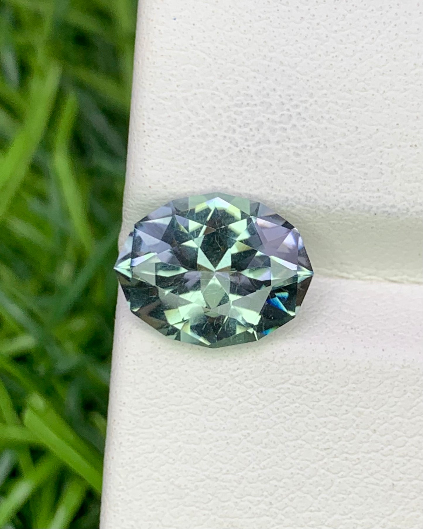 Natural Gray Tourmaline 2.57 Carat 10.8x8.5 MM Oval Shape Faceted Gemstone