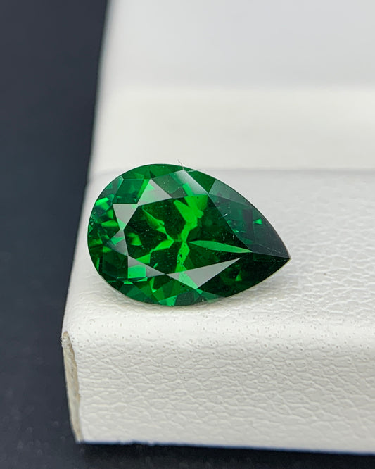 Natural Tsavorite 2.08 Carat 10x7 MM Pear Shape Faceted Gemstone