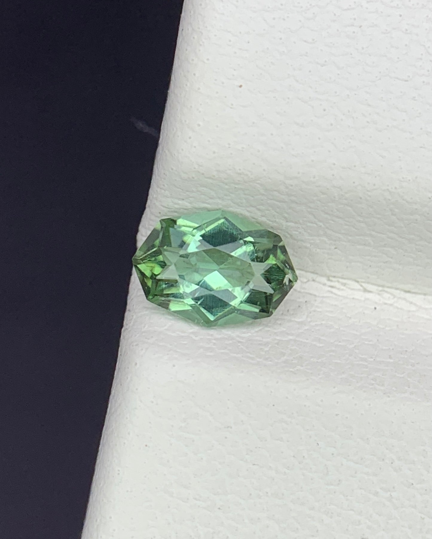 Natural Green Tourmaline 0.46 Carat 6.3x4.4 MM Fancy Shape Faceted Gemstone