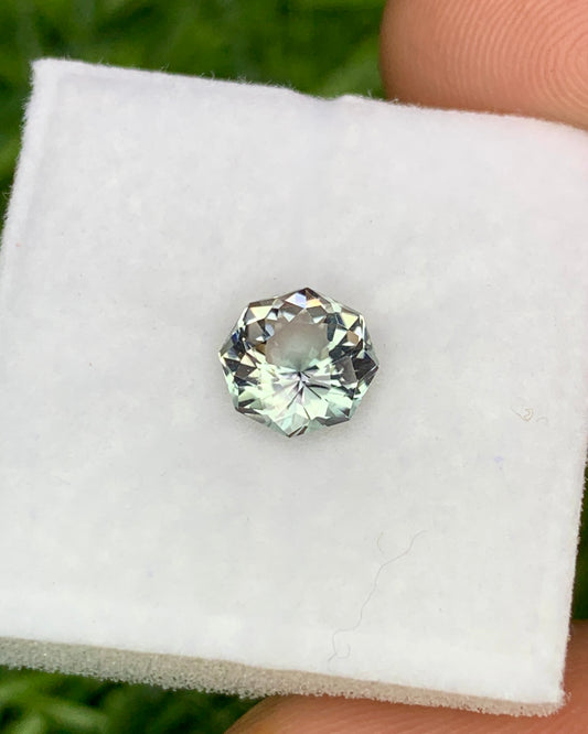 Natural Bi Color Tourmaline 1.38 Carat 9x5.3 MM Fancy Shape Faceted Gemstone