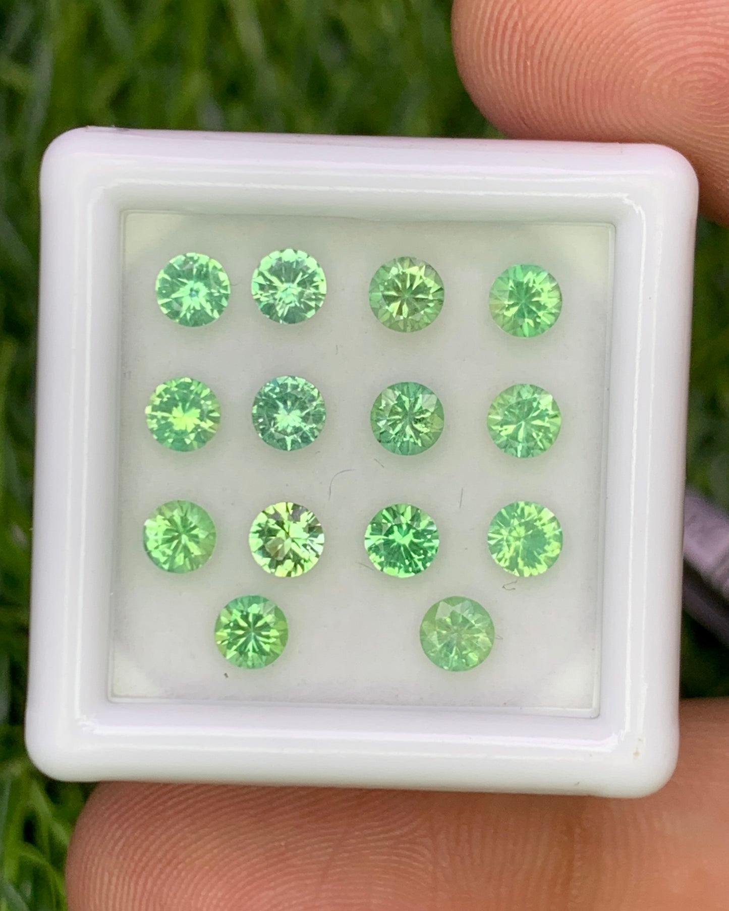 Natural Rare Kornerupine Lot 3.5x3.5 MM Round Shape Faceted Gemstone Lot