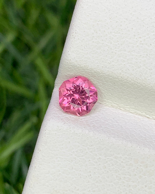 Natural Pink Tourmaline 0.47 Carat 5x5 MM Fancy Shape Faceted Gemstone