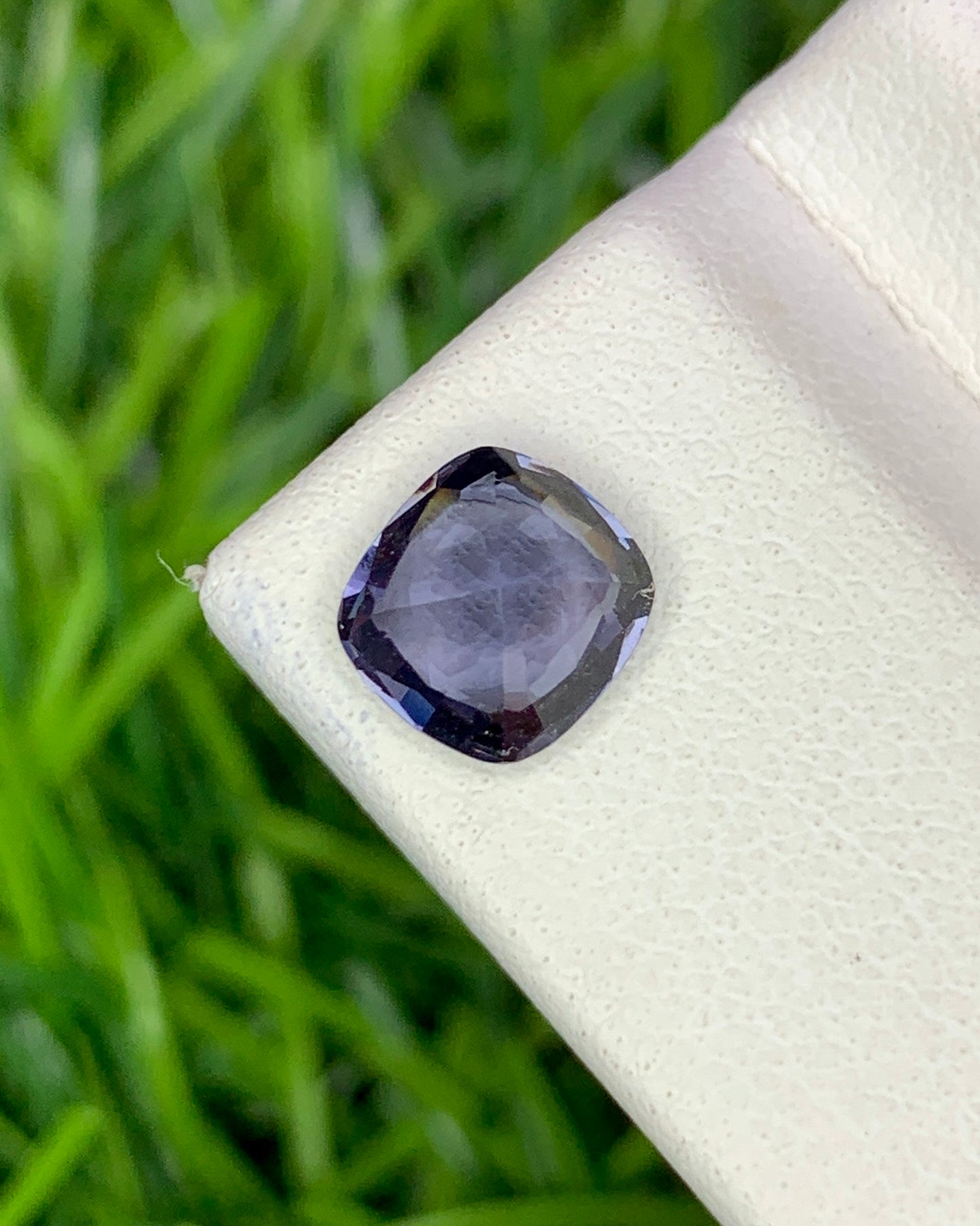 Natural Blue Spinel 1.01 Carat 6.3x6 MM Cushion Shape Faceted Gemstone
