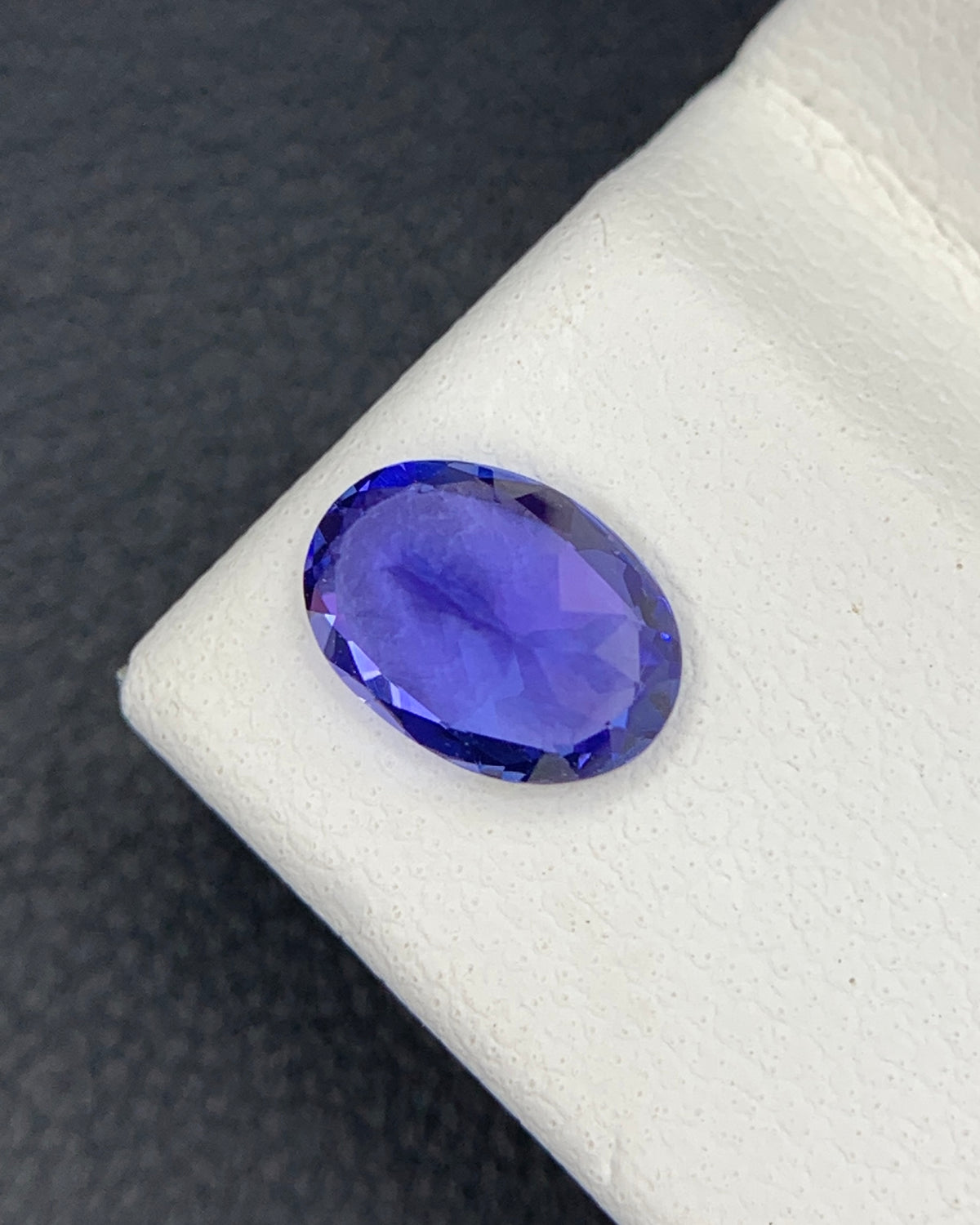 Natural AA+ Blue Tanzanite 0.89 Carat 7x5 MM Oval Shape Faceted Gemstone