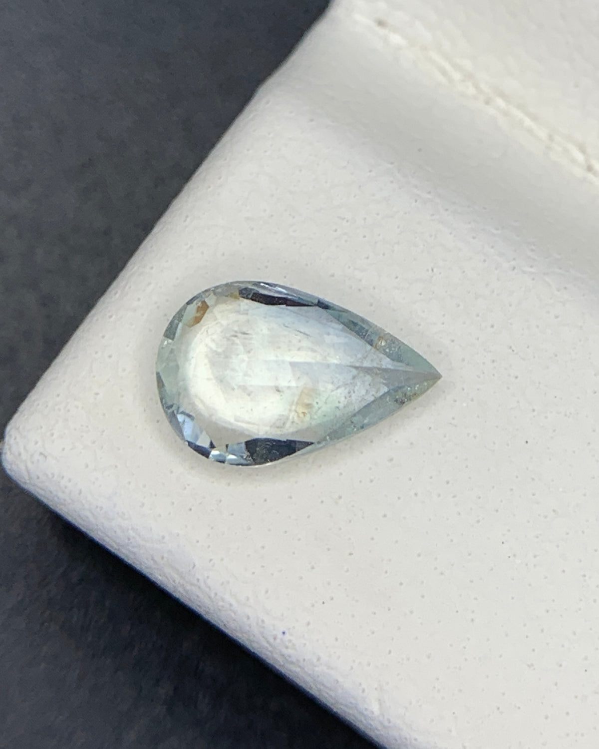 Natural Rare Jeremejevite 0.64 Carat 7.7x5 MM Pear Shape Faceted Gemstone