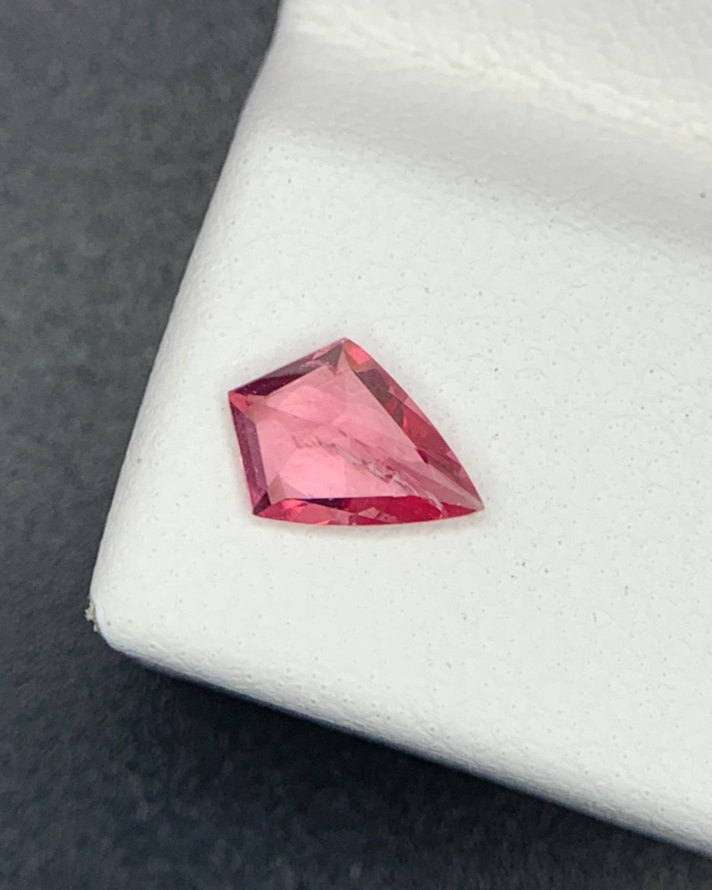 Natural Pink Spinel 0.40 Carat 6.8x4.8 MM Shield Shape Faceted Gemstone