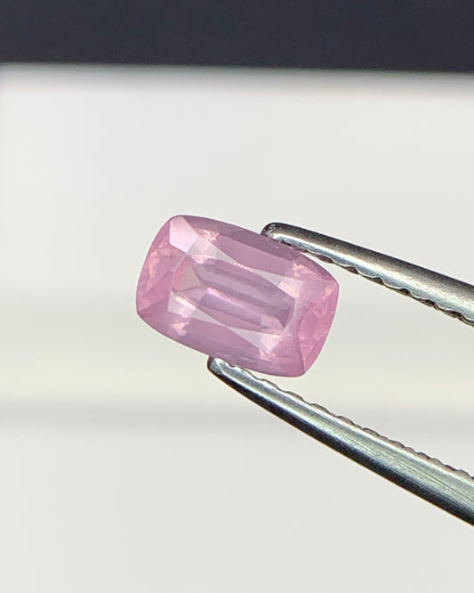 Natural Opalescent Spinel 0.56 Carat 6x4 MM Cushion Shape Faceted Gemstone