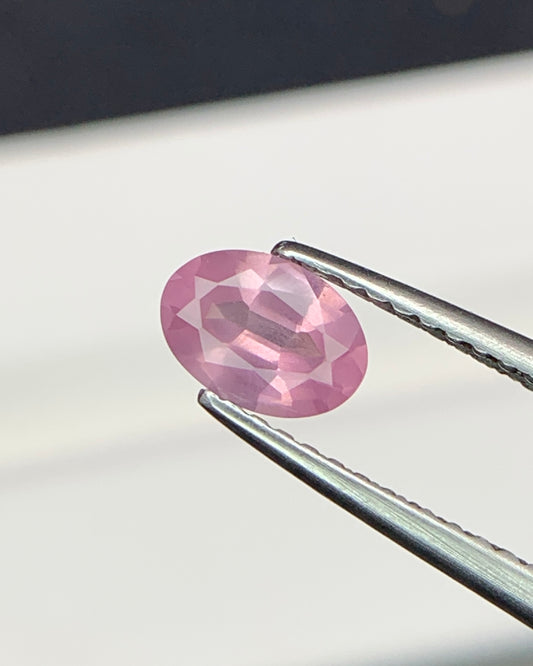 Natural Opalescent Spinel 0.60 Carat 6.5x4.5 MM Oval Shape Faceted Gemstone