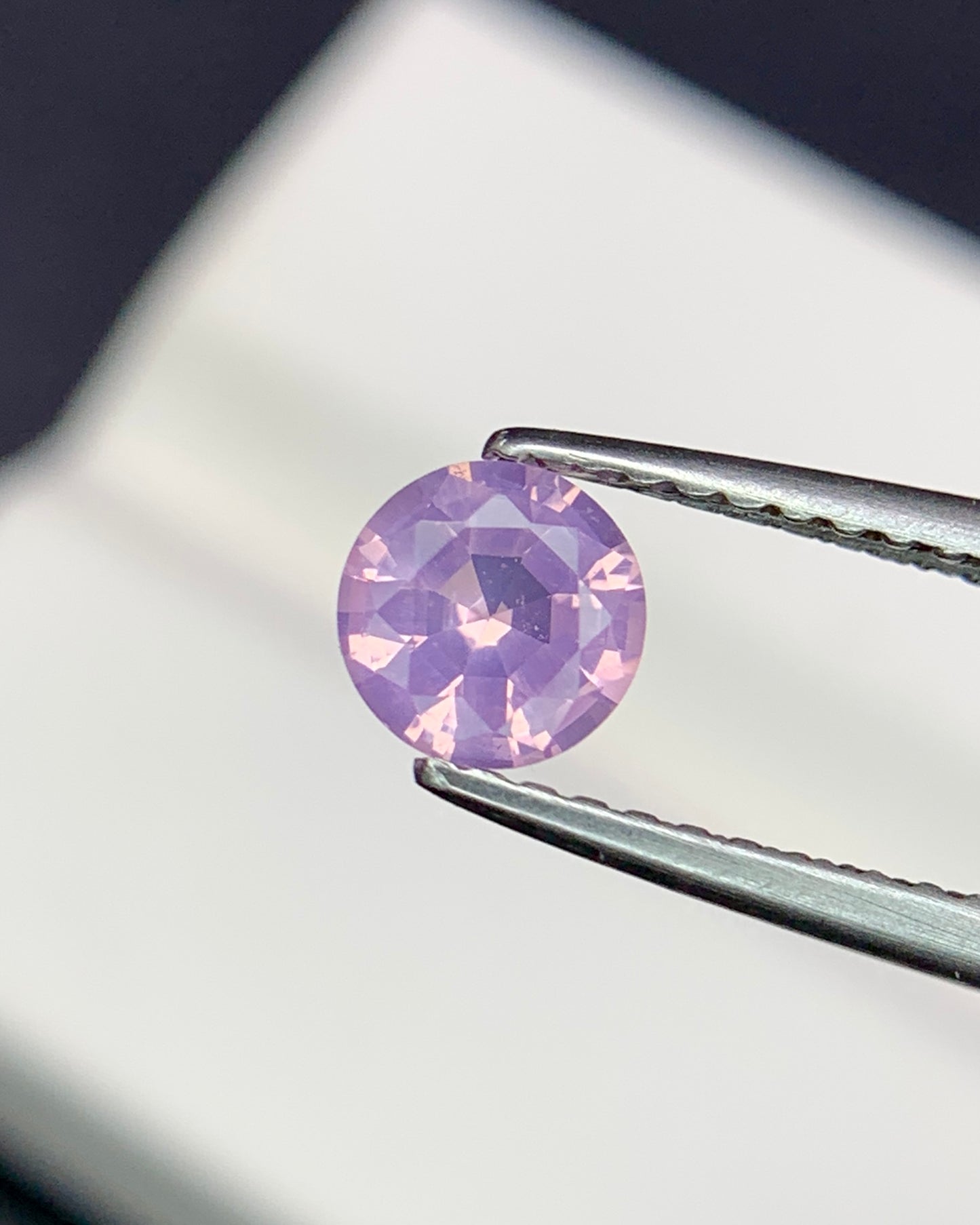 Natural Opalescent Spinel 0.51 Carat 5x5 MM Round Shape Faceted Gemstone