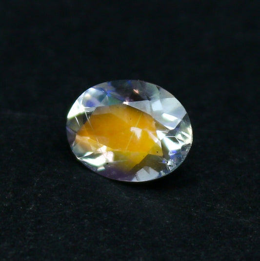 Natural Rare Andesine Labradorite 0.44 Carat 5.8x4.4 MM Oval Shape Faceted Gemstone