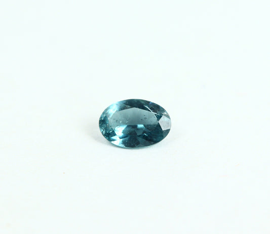 Natural Indicolite Tourmaline 0.55 Carat 6.5x4.5 MM 0val Faceted Gemstone