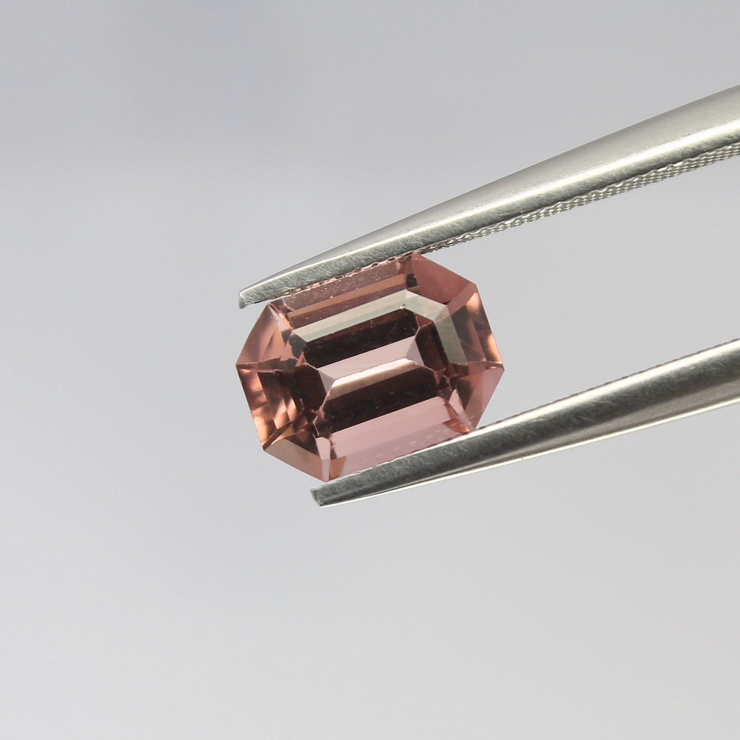 Natural Pink Tourmaline 1.60 Carat 8.2x6.1 MM Octagon Shape Faceted gemstone