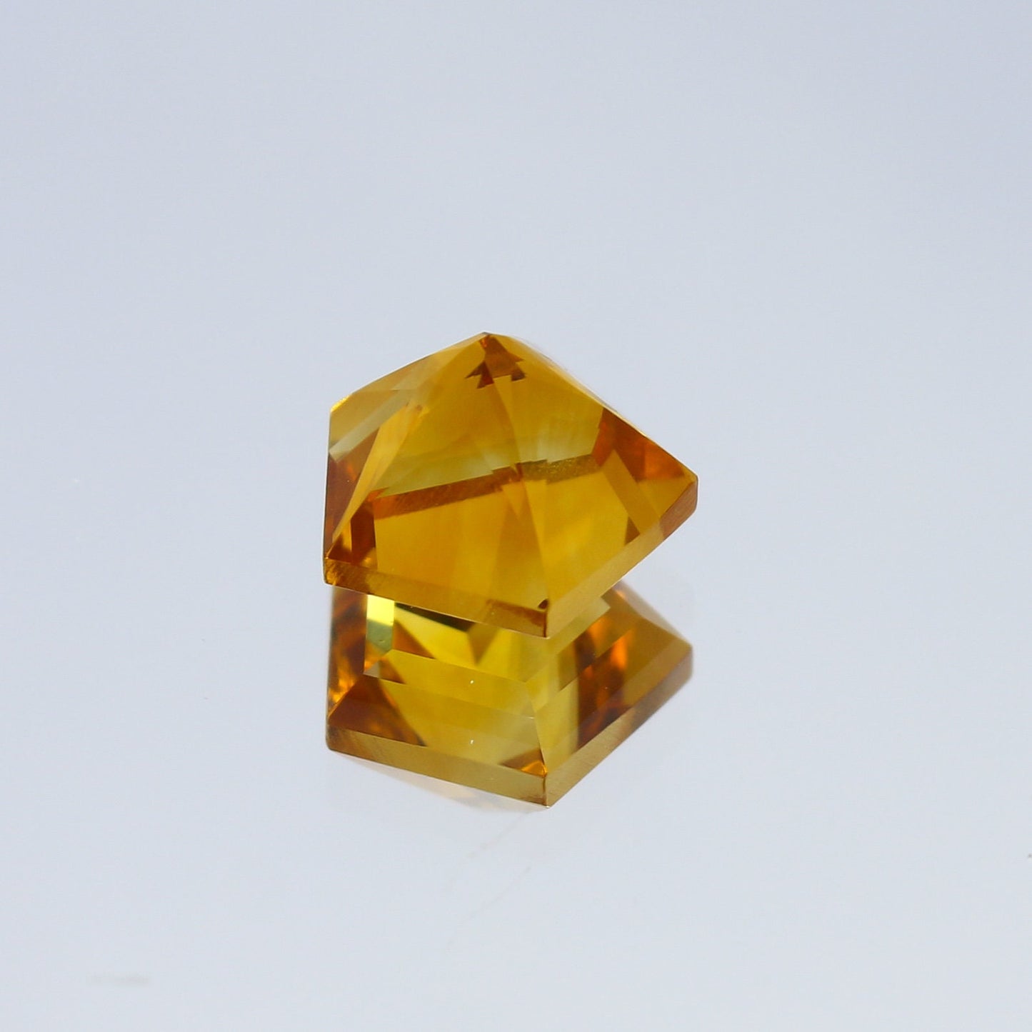 Natural Flawless Citrine 1.91 Carat 8x8 MM Pentagon Shape Faceted Gemstone