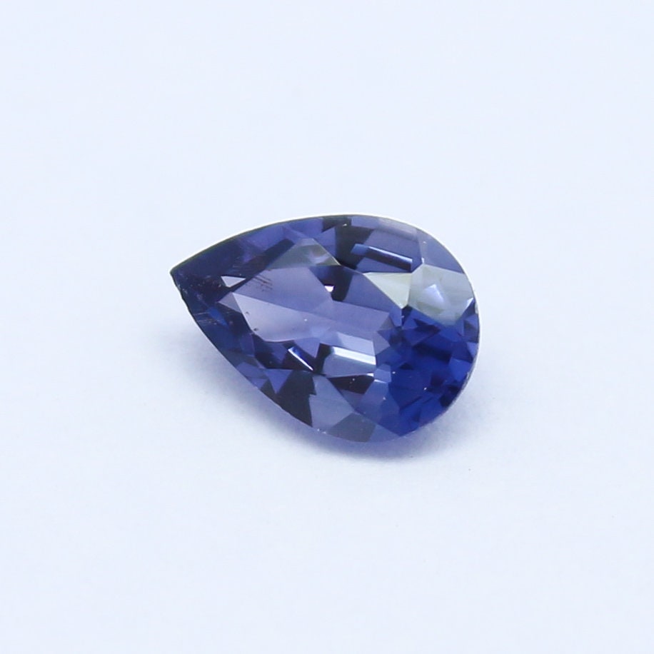 Natural Unheated Umba Sapphire 0.41 Carat 5.7x3.9 MM Pear Shape Faceted Gemstone Stepcut