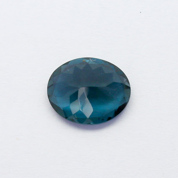 Natural London Blue Topaz 3.66 Carat 11x9 MM Oval Shape Faceted Gemstone