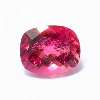 Natural Pink Tourmaline 4.61 Carat 11x9 MM Cushion Shape Faceted Gemstone