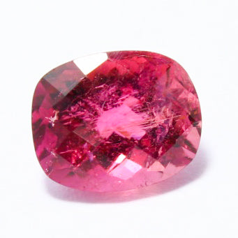 Natural Pink Tourmaline 4.61 Carat 11x9 MM Cushion Shape Faceted Gemstone