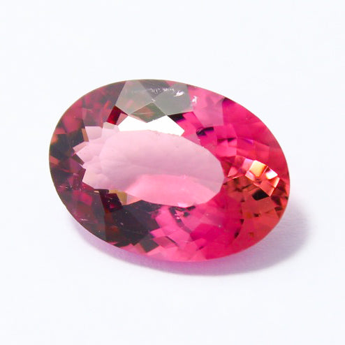 Natural Pink Tourmaline 4.96 Carat 14x10 MM Oval Shape Faceted gemstone