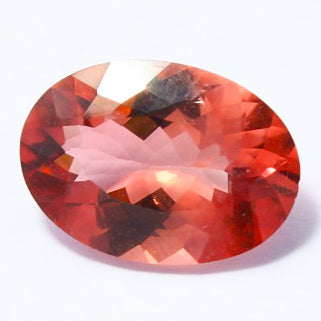 Natural Orange Tourmaline 4.36 Carat 14x10 MM Oval Shape Faceted Gemstone