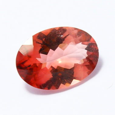 Natural Orange Tourmaline 4.36 Carat 14x10 MM Oval Shape Faceted Gemstone