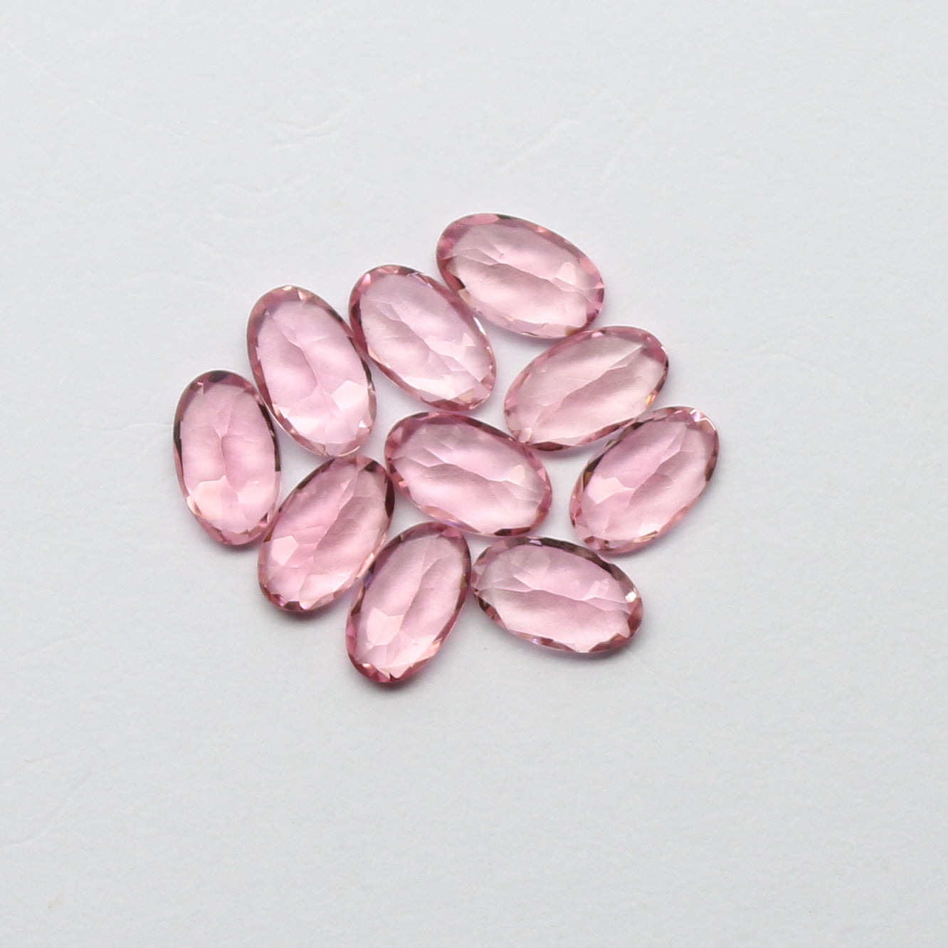 Natural Flawless Pink Tourmaline Lot 5x3 MM Oval Shape Faceted Gemstone