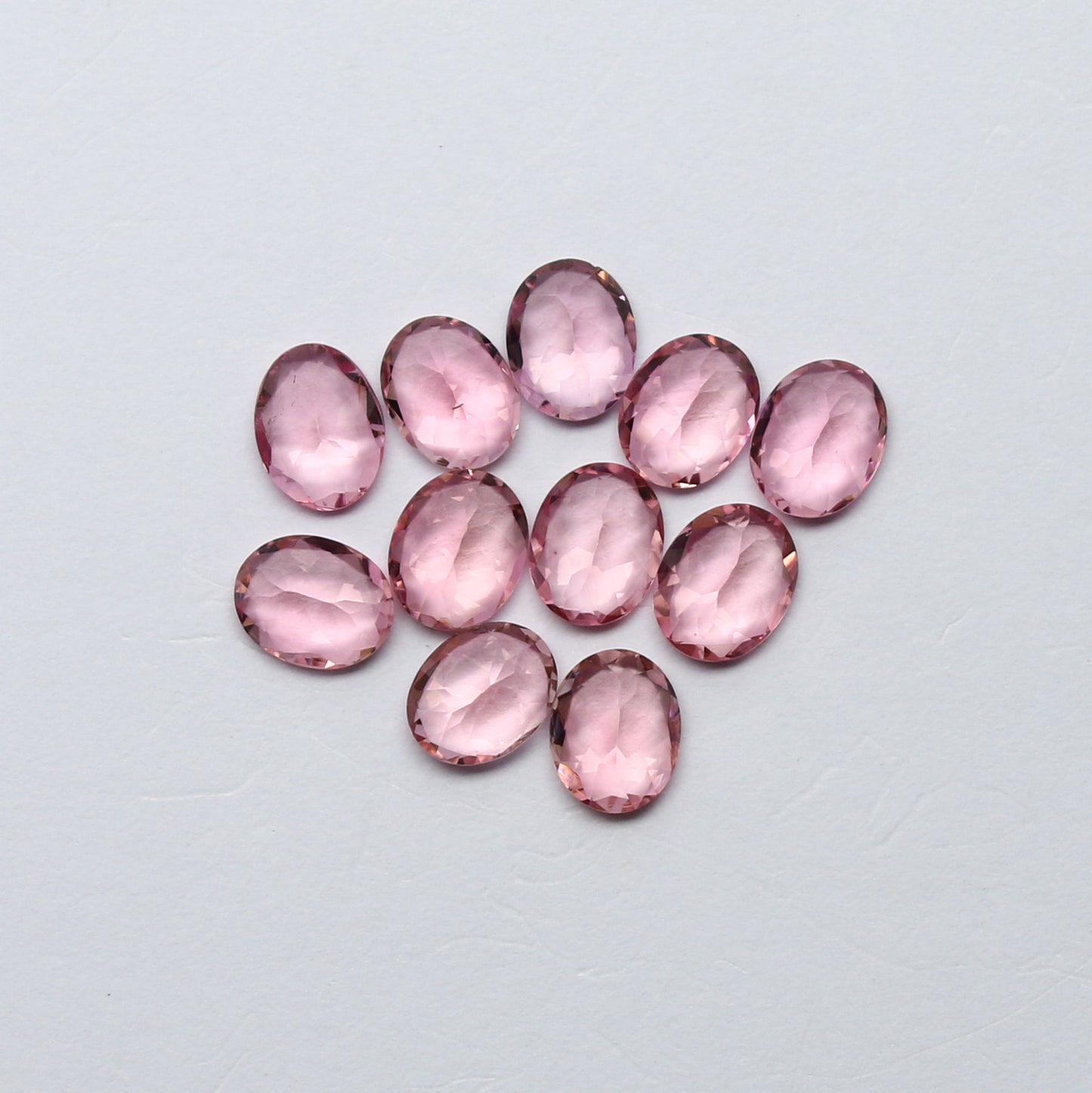 Natural Flawless Pink Tourmaline Lot 5x4 MM Oval Shape Faceted Gemstone