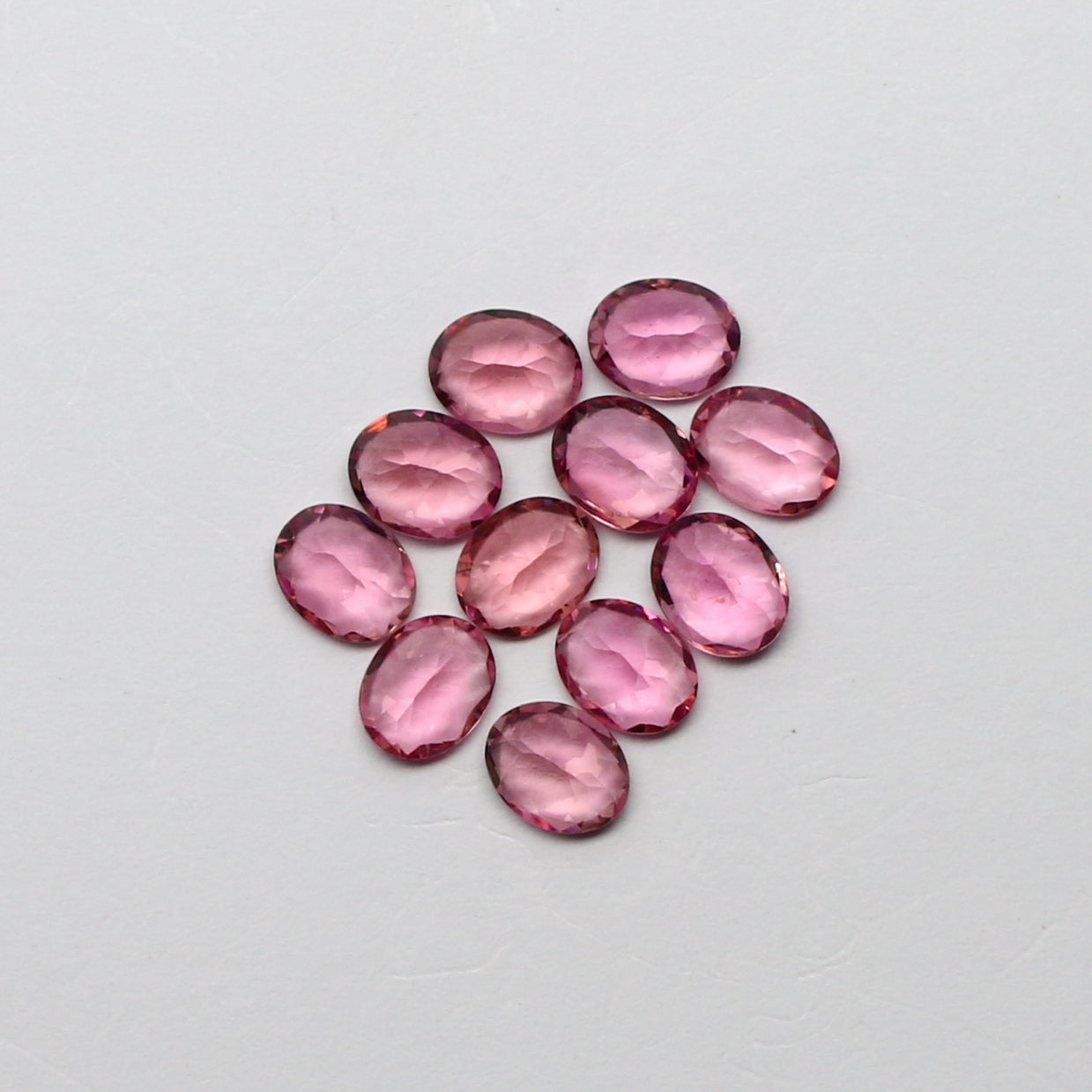 Natural Flawless Pink Tourmaline Lot 5x4 MM Oval Shape Faceted Gemstone