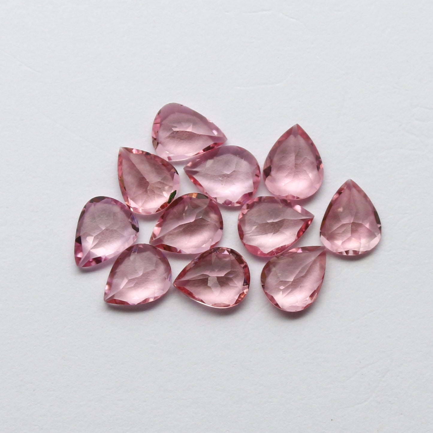 Natural Flawless Pink Tourmaline Lot 5x4 MM Pear Shape Faceted Gemstone