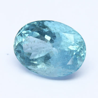 Natural Aquamarine 16.21 Carat 18.7x14 MM Oval Shape Faceted Gemstone