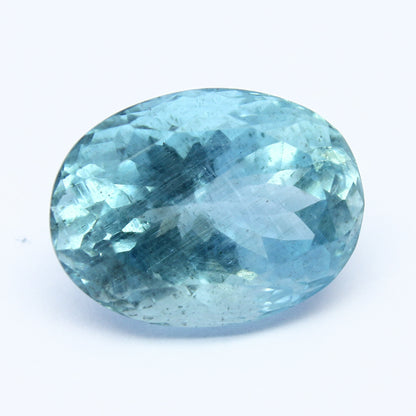 Natural Aquamarine 16.21 Carat 18.7x14 MM Oval Shape Faceted Gemstone