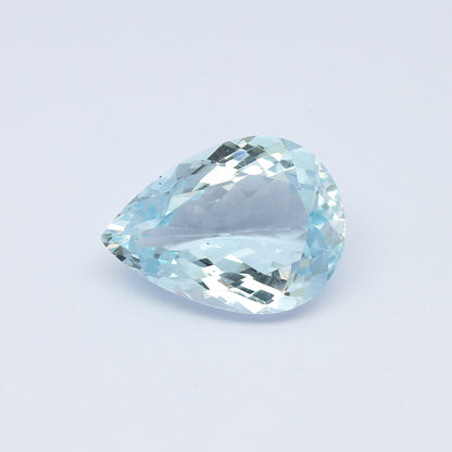 Natural Sky Blue Topaz 22.01 Carat 22x16 MM Pear shape Faceted Gemstone