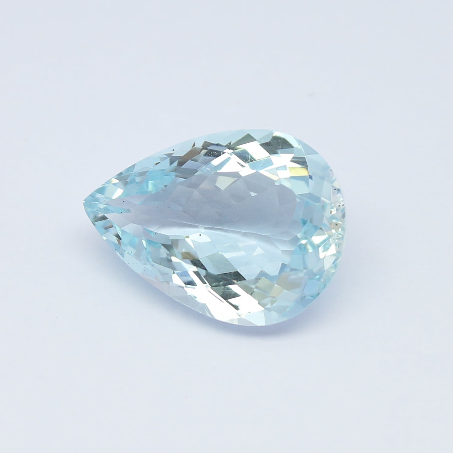 Natural Sky Blue Topaz 22.01 Carat 22x16 MM Pear shape Faceted Gemstone