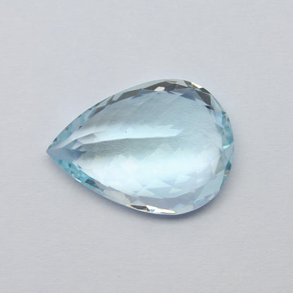 Natural Sky Blue Topaz 22.01 Carat 22x16 MM Pear shape Faceted Gemstone