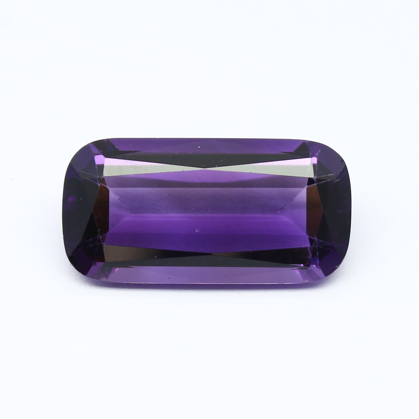 Natural African Amethyst 11.08 Carat 21x11 MM Cushion Shape Faceted Gemstone