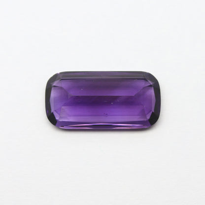 Natural African Amethyst 11.08 Carat 21x11 MM Cushion Shape Faceted Gemstone