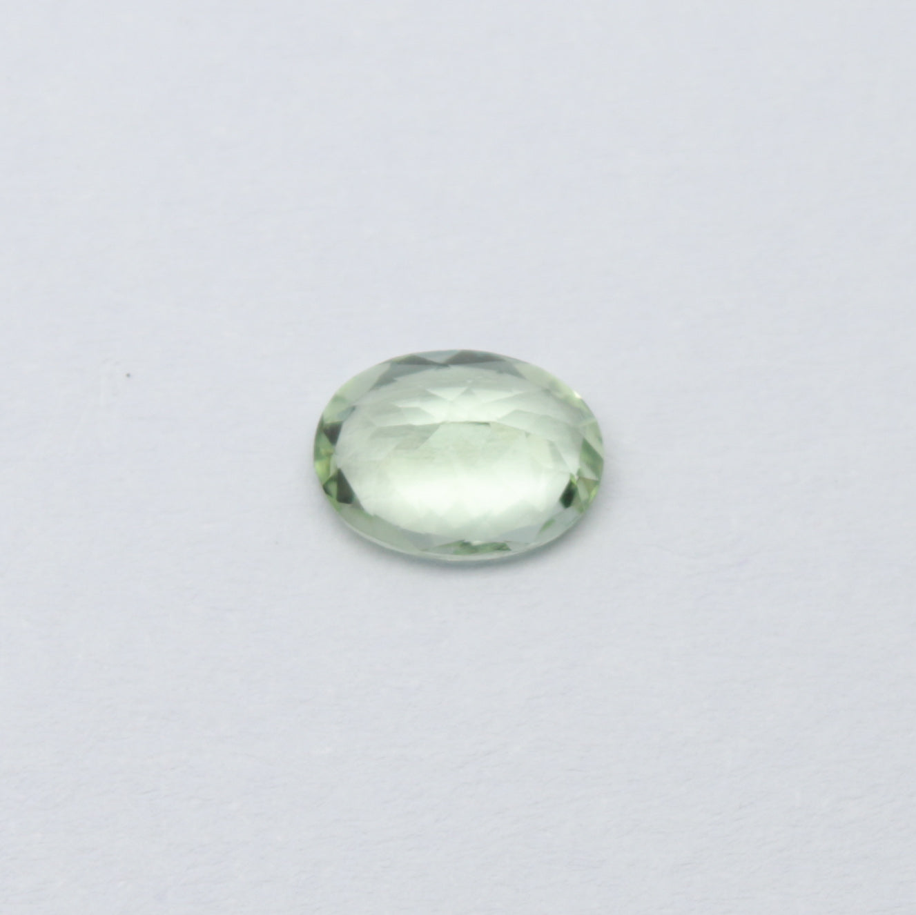 Natural Mint Green Tourmaline 1.14 Carat 8x6 MM Oval Shape Faceted Gemstone