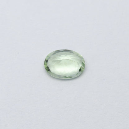 Natural Mint Green Tourmaline 1.14 Carat 8x6 MM Oval Shape Faceted Gemstone