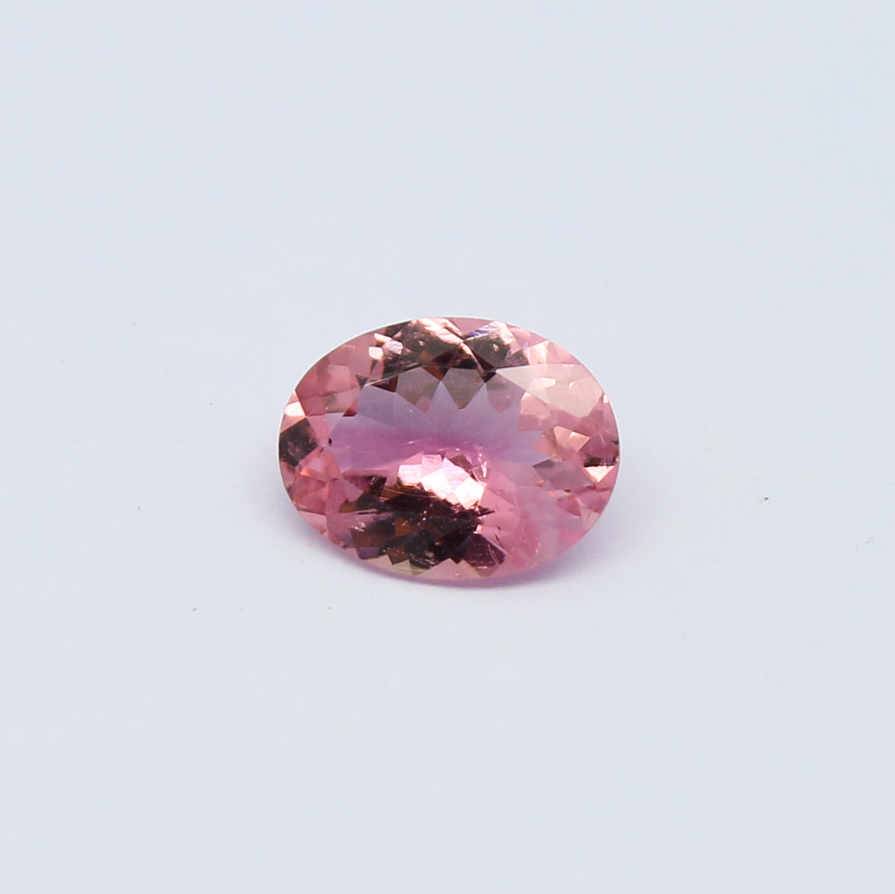 Natural Bi-Color Tourmaline 1.34 Carat 9x7 MM Oval Shape Faceted Gemstone