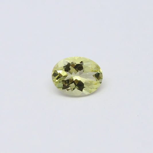 Natural Heliodor Aquamarine 1.04 Carat 8x6 MM Oval Shape Yellow Aquamarine Faceted Gemstone